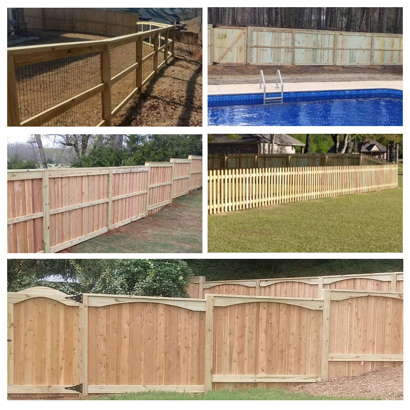 wood fence installs in the tupelo ms area